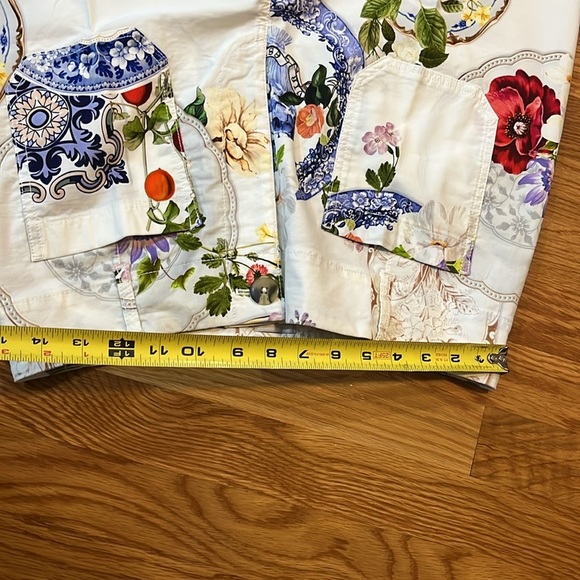 Anthropologie The Colette Cropped Wide-Leg Pants Magic Fabric Edition Sz 31 NWT - Picture 8 of 15